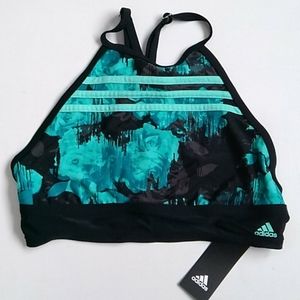 Women's Adidas Crop Swim Top, Large